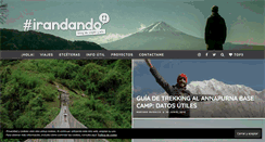 Desktop Screenshot of irandando.com